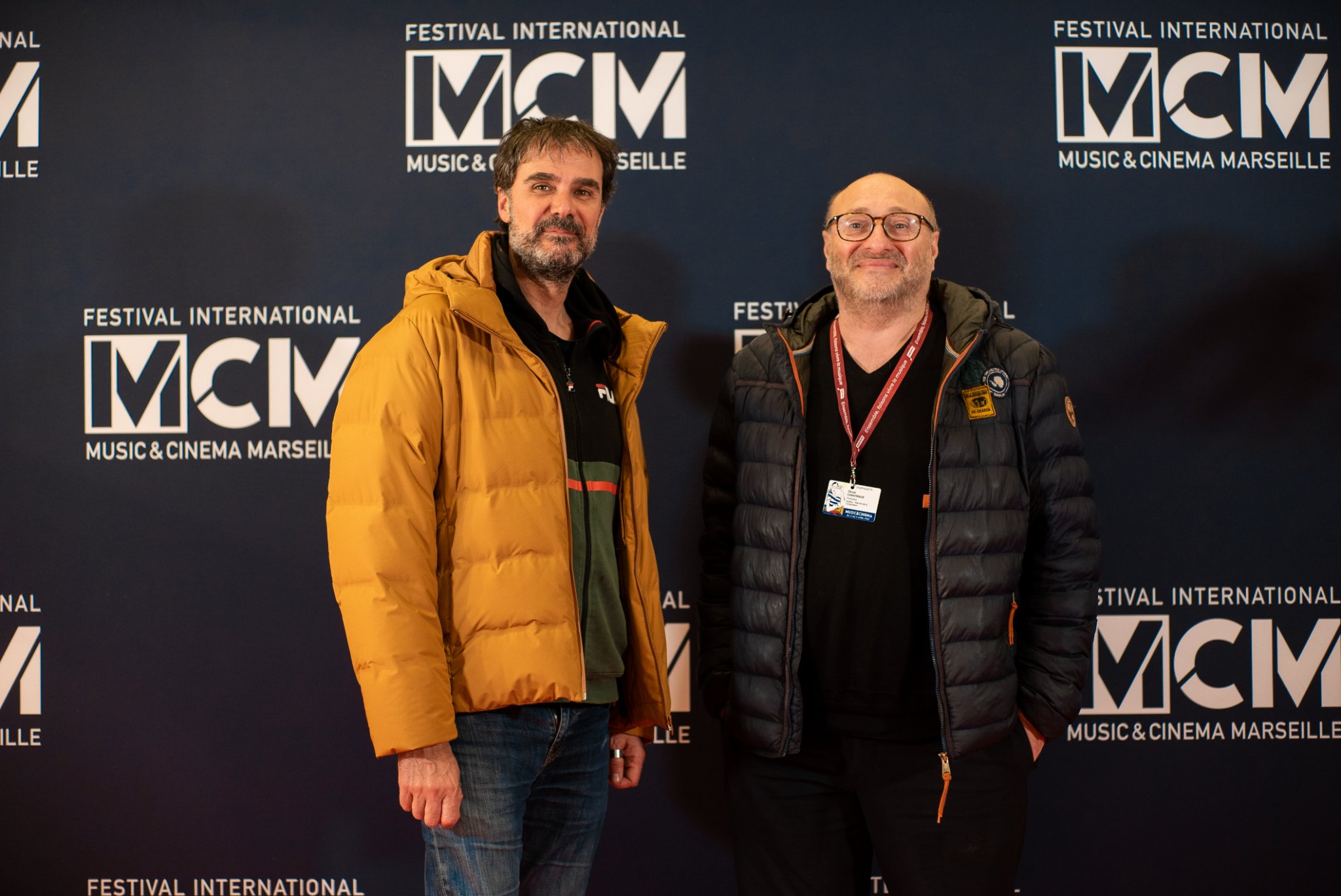 Olivier Chantriaux and Luca Cabriolu represent FILMO2 for 